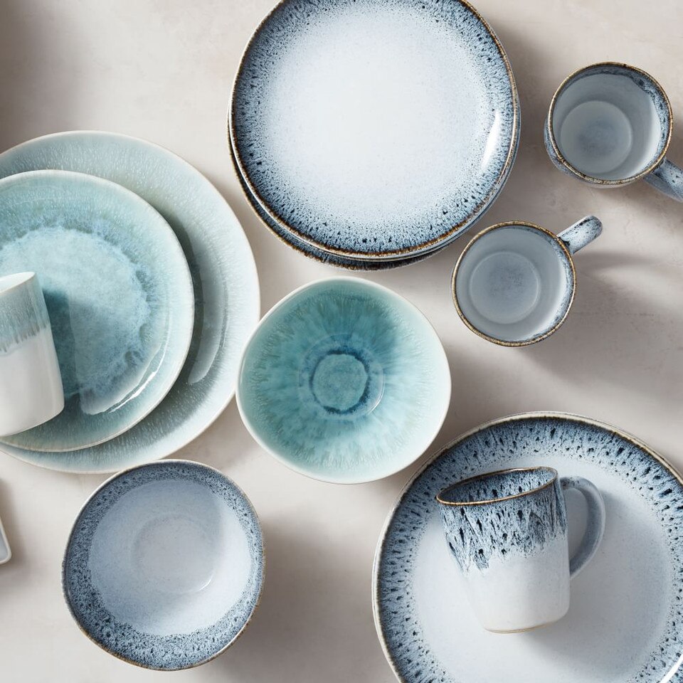 Reactive Glaze Stoneware Dinnerware Sets West Elm UK